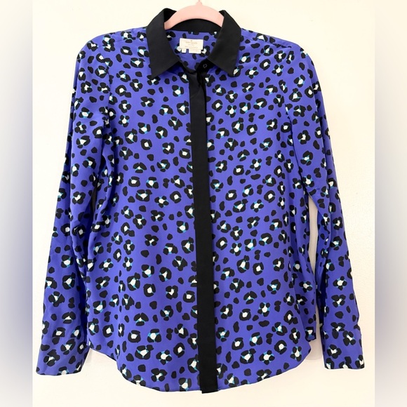 Kate Spade| pure silk button down blouse - Picture 2 of 4